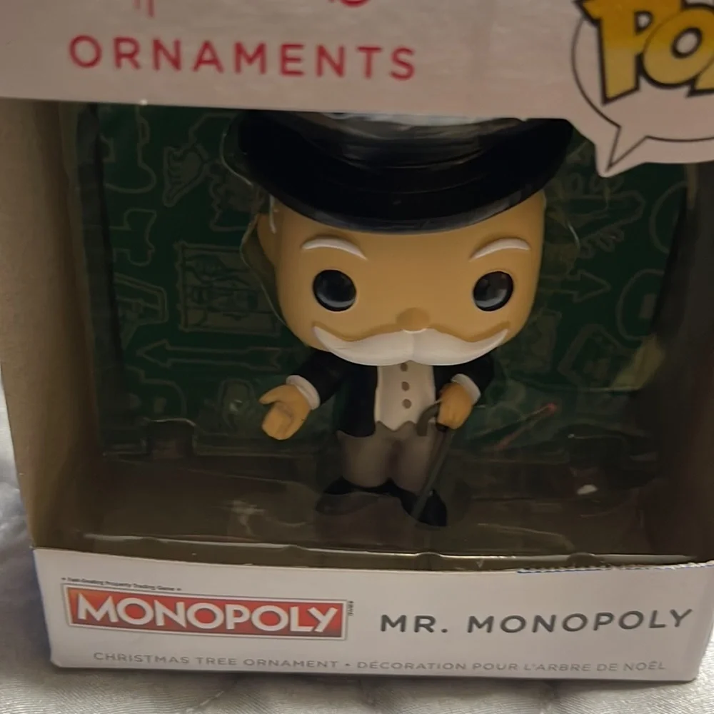 New Mr Monopoly Funko Pop ornament